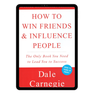 How to Win Friends and Influence People book cover by Dale Carnegie, a timeless guide to better relationships and influence.